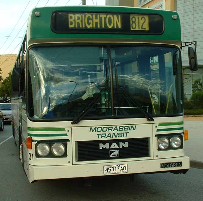 Moorabbin Transit MAN SL202 Volgren 31